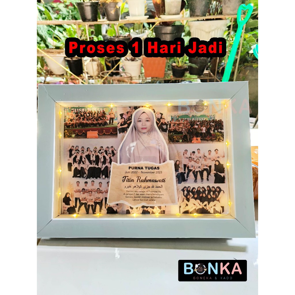 Jual Kado untuk Wali Kelas Hadiah Guru Kelulusan Sekolah Frame Custom ...
