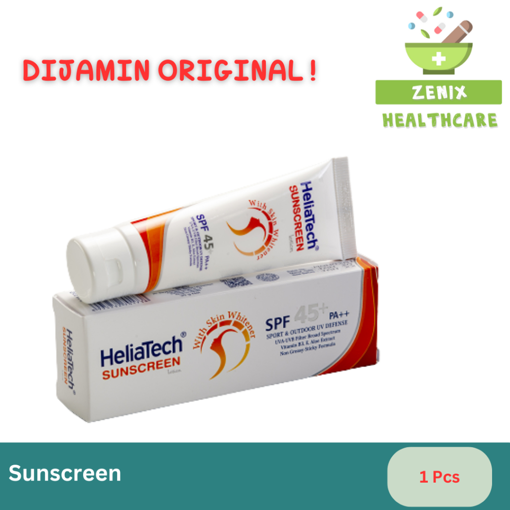 Jual Heliatech Sunscreen SPF 45 30 gr - Sunscreen Wajah | Shopee Indonesia