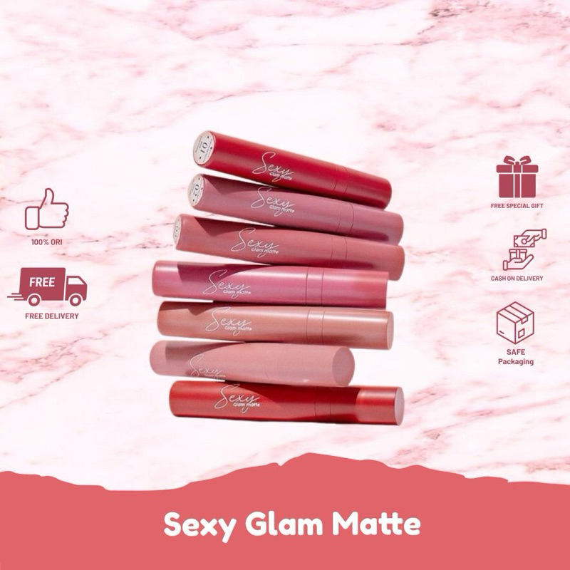 Jual MS COSMETIC SEXY GLAM MATTE X JANJI JIWA - GLAMMATE 08 07 03 04 01 ...