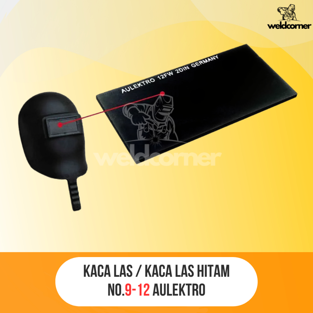 Jual KACA LAS HITAM 9 10 11 12 / KACA LAS HITAM AULEKTRO / KACA LAS ...