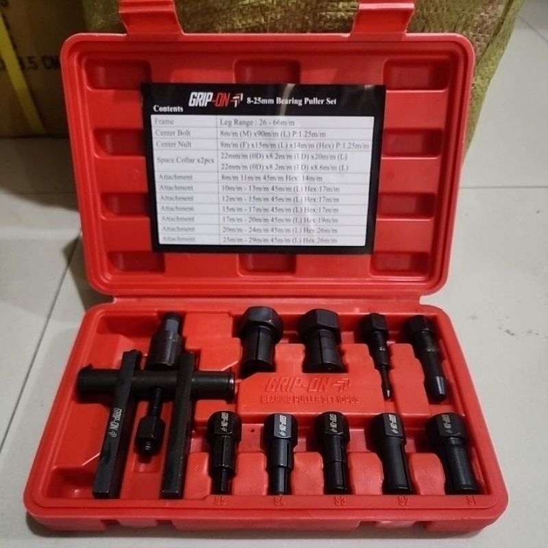 Jual TREAKER BEARING PULLER SET 10 PCS GRIP ON TREKER BEARING ...