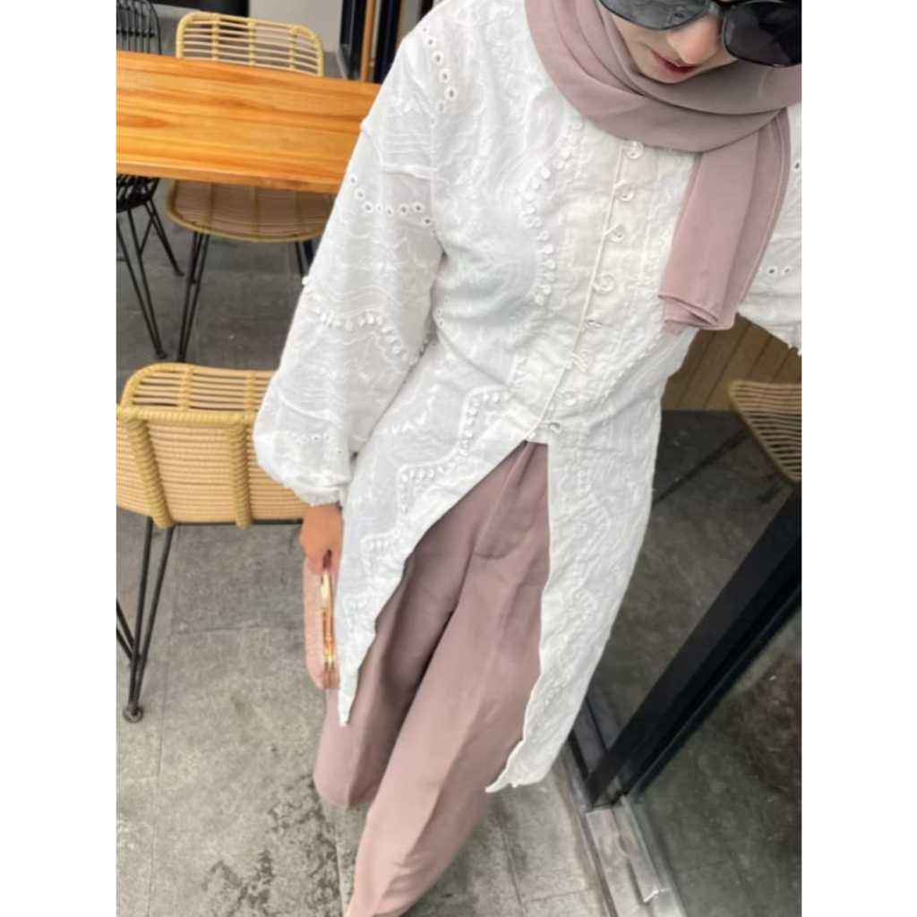 Jual Chea Tunik Katun Bordir ( Katbol ) Baju kondangan / Baju Atasan ...