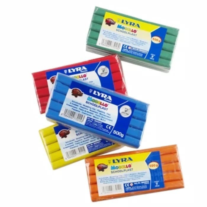 Jual Lyra Modelling Clay Schoolplast - Lyra Modello Plasticine / Lilin ...