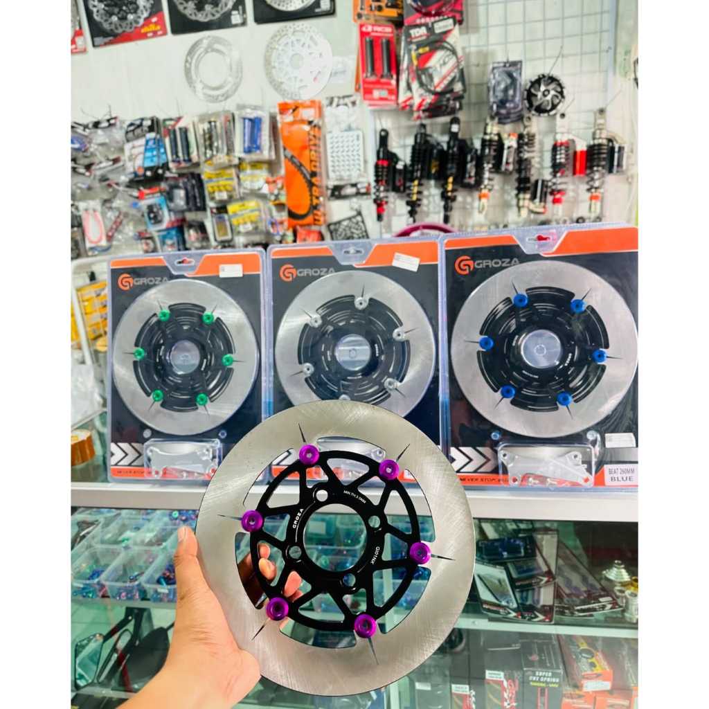 Jual Piringan Cakram Groza Disc Brake Floating 260mm Honda Vario Beat ...