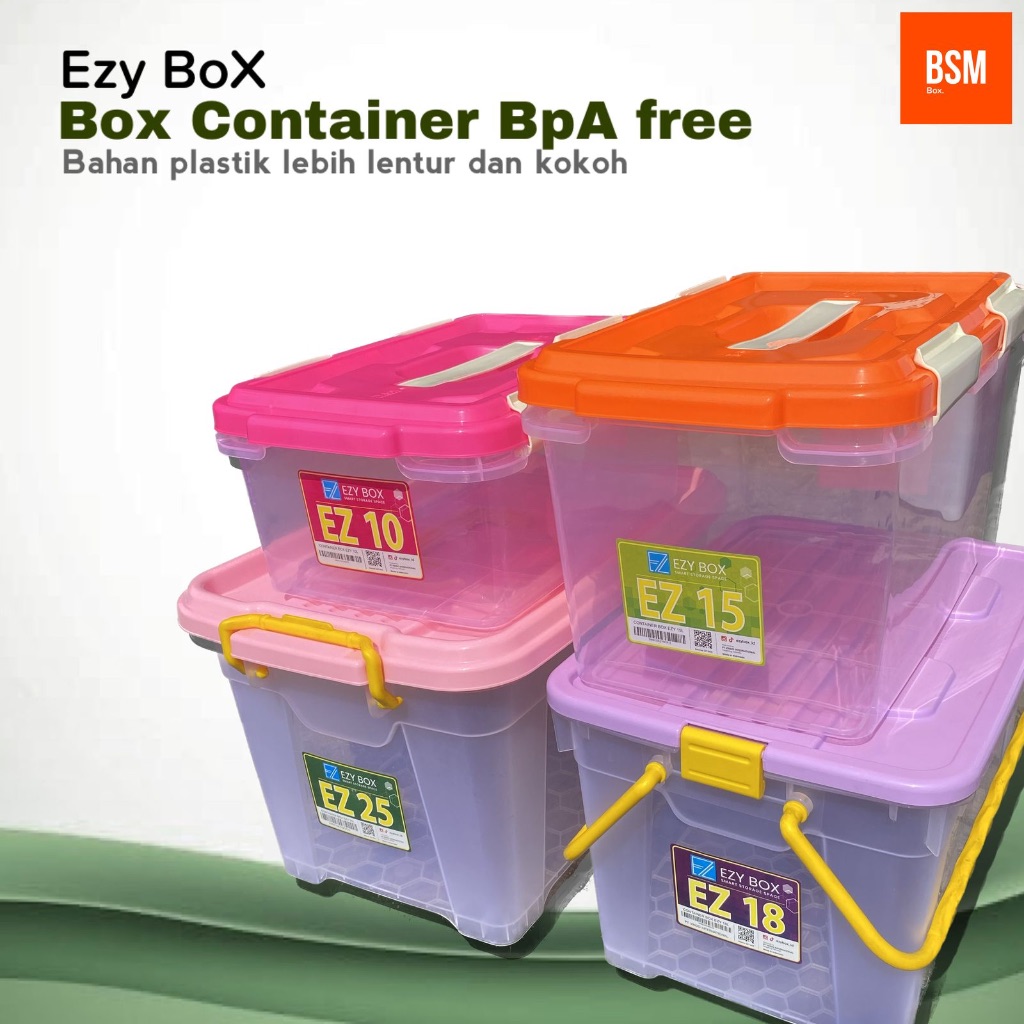 Jual Ezy Box Container Plastik Cb Ukuran 25-18-15-10 Liter Kontainer ...