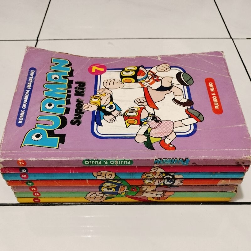 Jual Komik PMAN PURMAN Super Kid 1-7 End P-Man cetakan awal