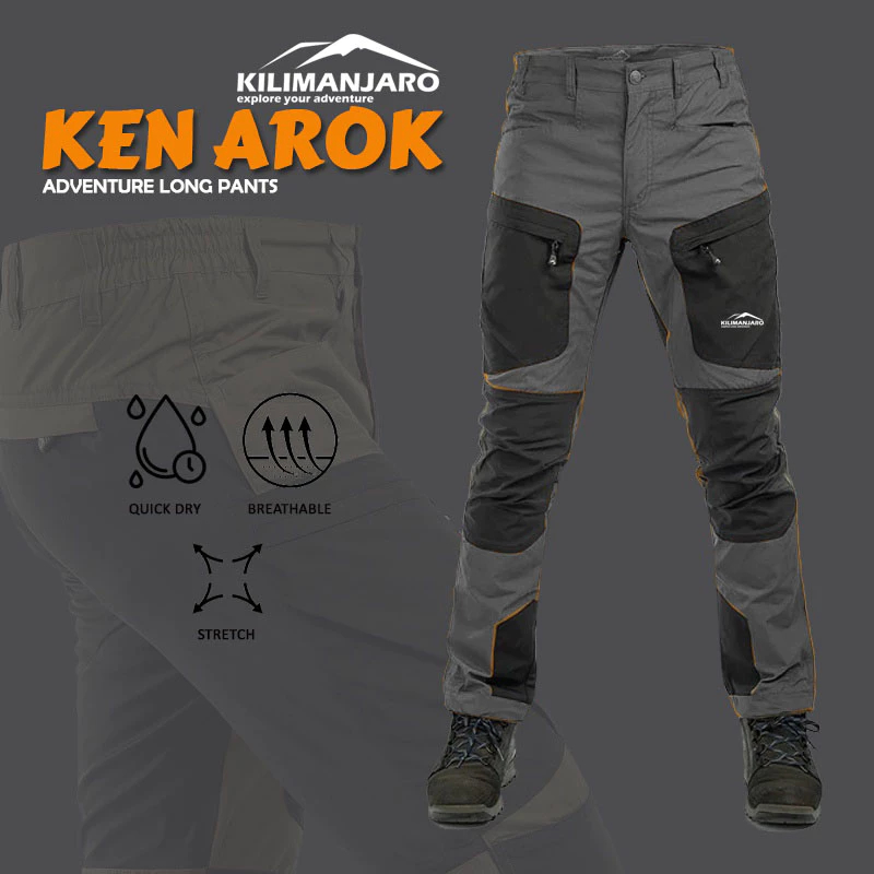 Celana Gunung Kilimanjaro Ken Arok / Celana Gunung Pria - Celana Outdoor Ken Arok