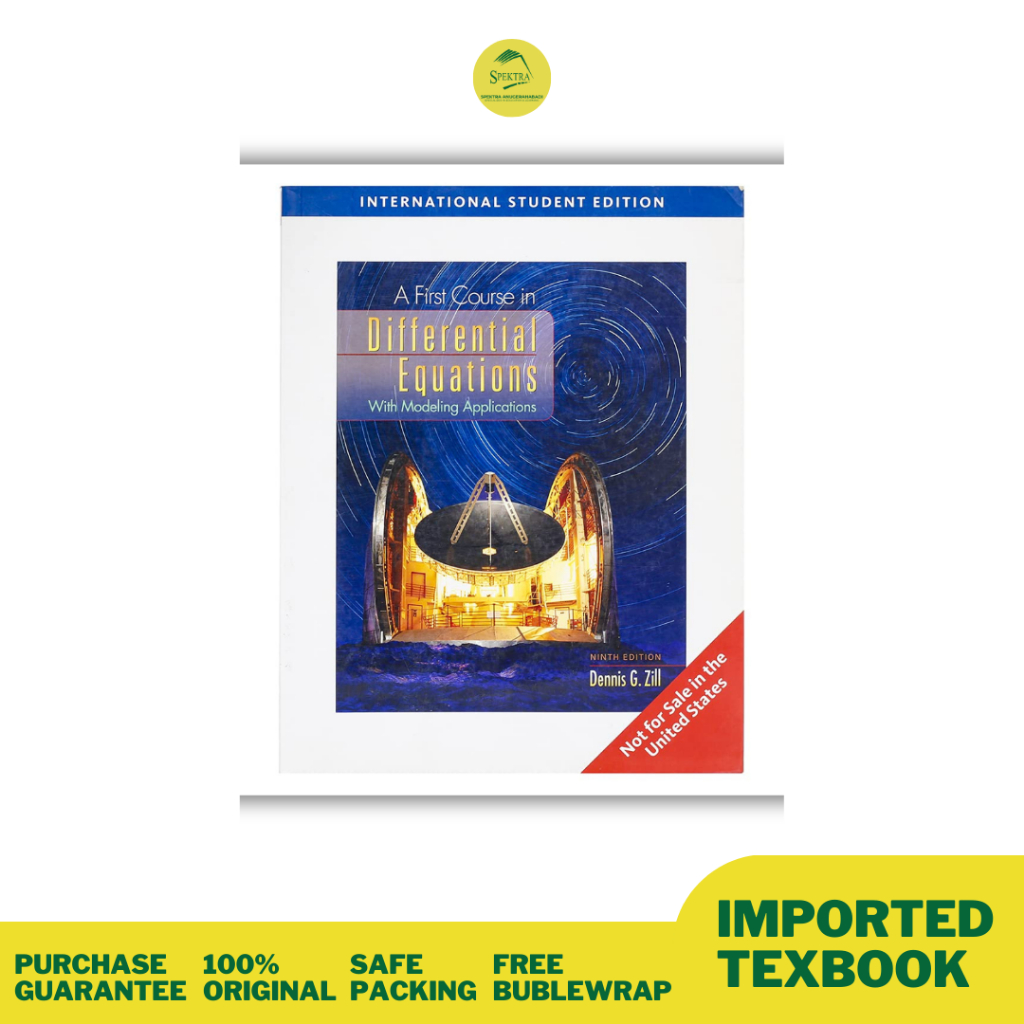 Jual Buku First Course in Differential Equations 9 Edition ...