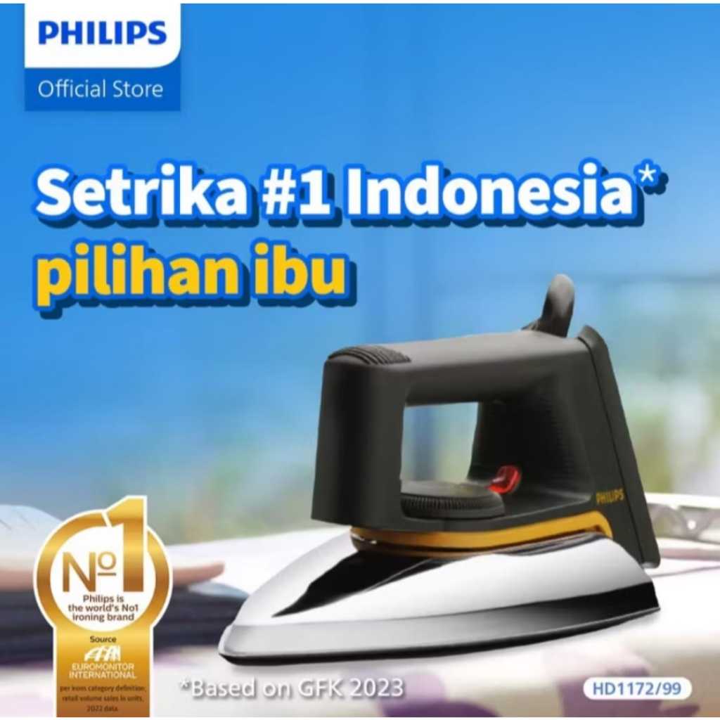Jual PHILIPS SETRIKA HD 1172 CLASIC ORIGINAL DAN BERGARANSI RESMI