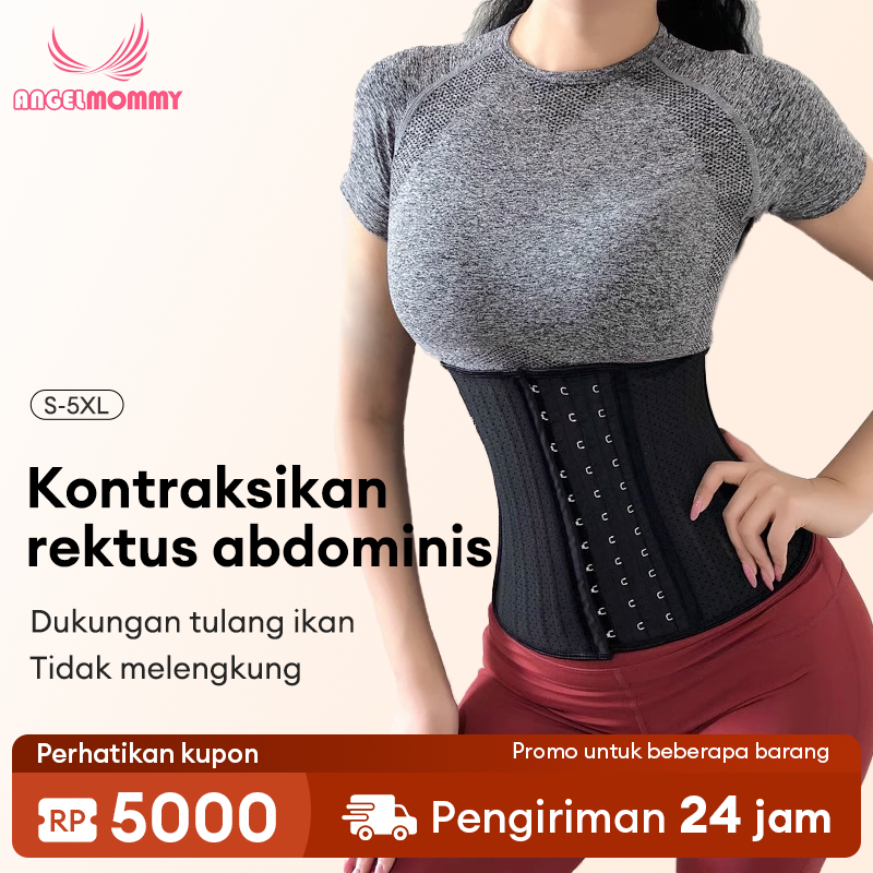 Jual ANGEL MOMMY Sabuk Kontrol Perut Ikat Pinggang Perut Korset Karet ...