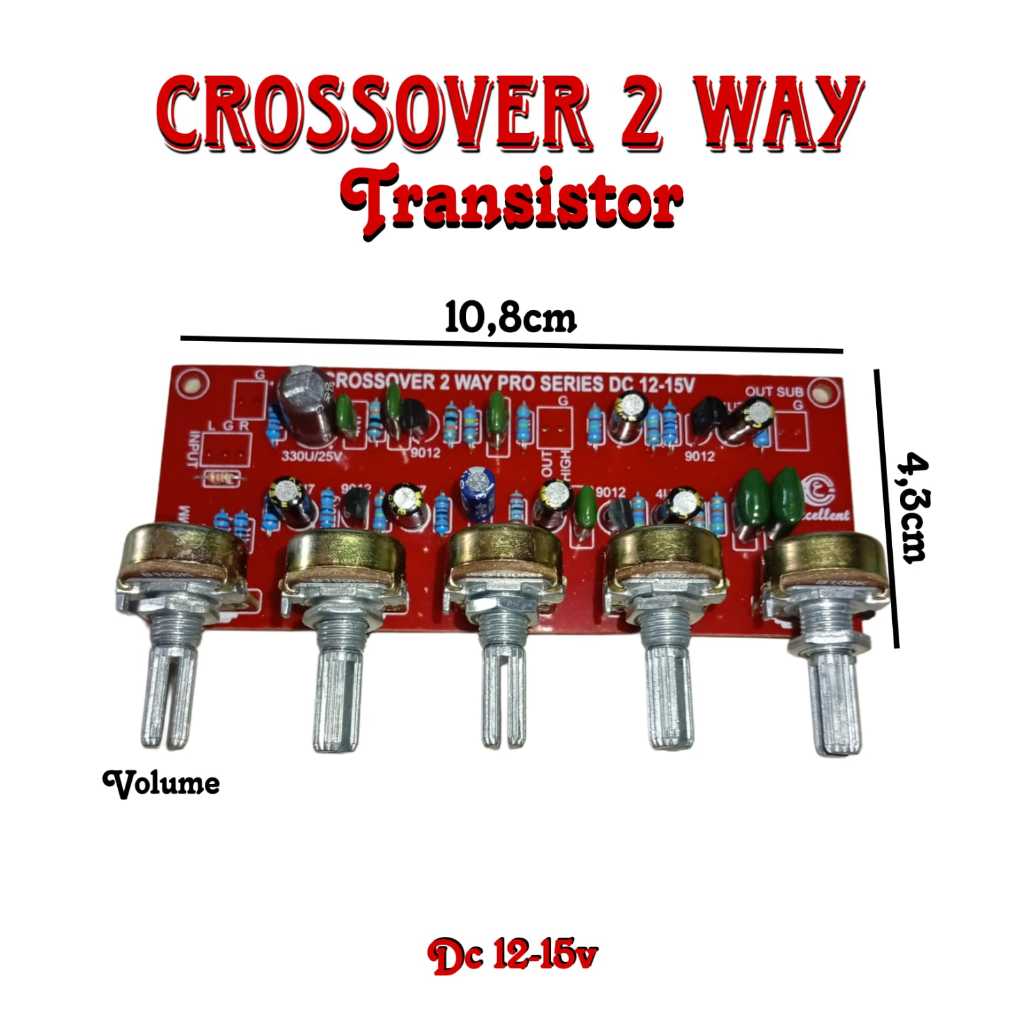 Jual MINI CROSSOVER 2 WAY TRANSISTOR | Shopee Indonesia