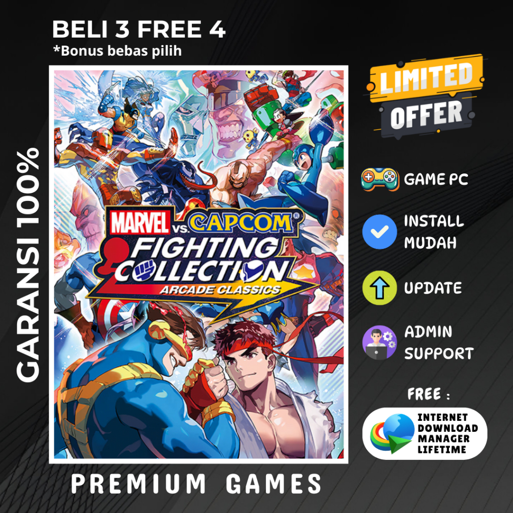 Jual Marvel vs Capcom Fighting Collection Arcade Classics | Game PC ...