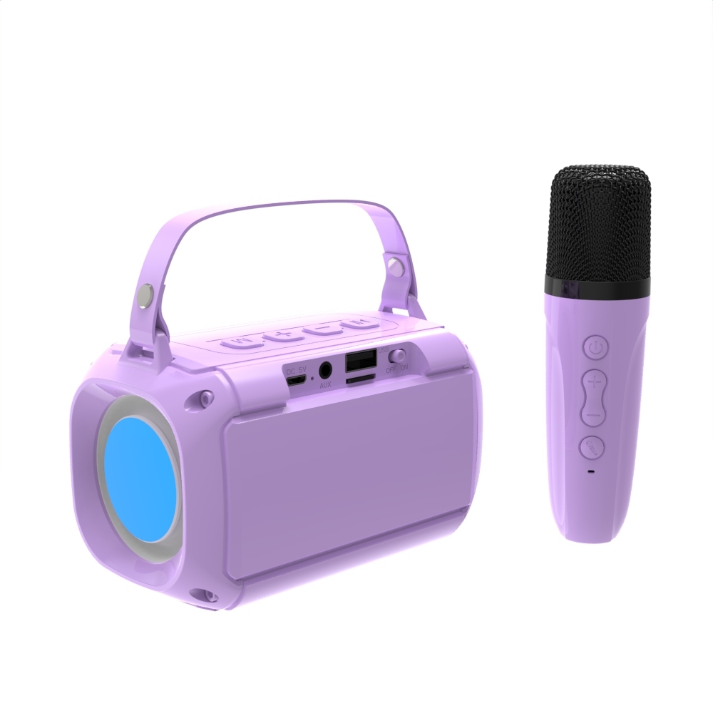 Jual Mayy official id 2MIC Speaker karaoke bluetooth 1 SET RGB Wireless ...