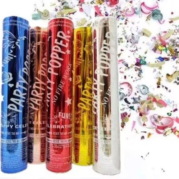 Jual CONFETTI POPPER/CONFETTI 40 CM | Shopee Indonesia