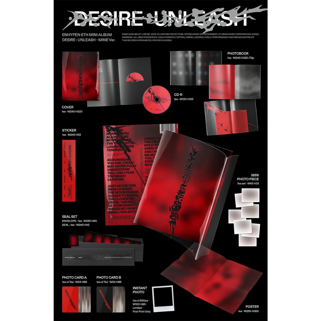 Jual [+Weverse Gift] ENHYPEN - 6th Mini Album [ DESIRE : UNLEASH