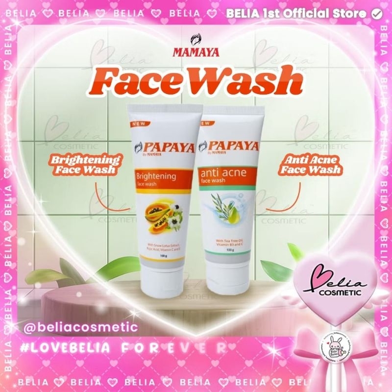 Jual Papaya anti acne face wash 100g | Shopee Indonesia