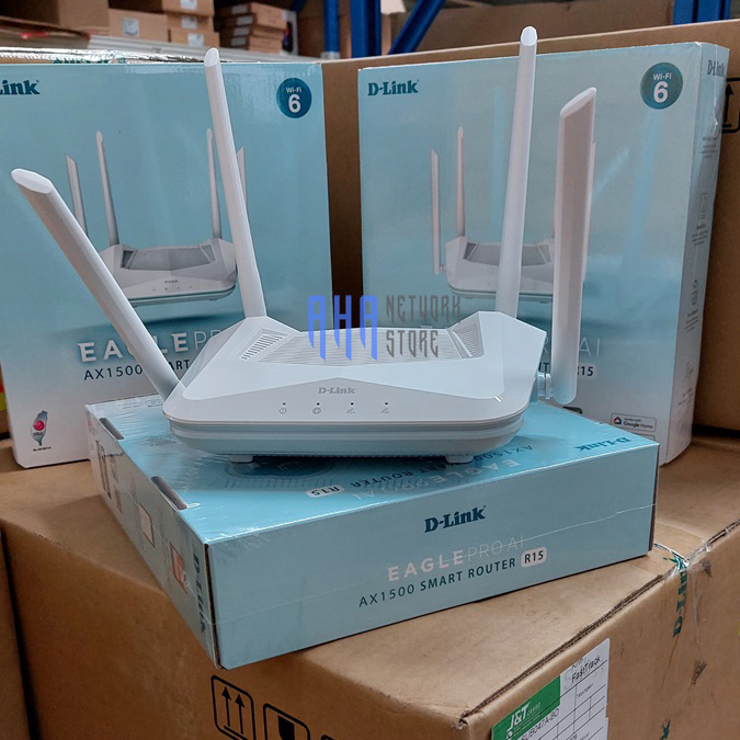 Jual R15 Eagle Pro AI DLink R15 WiFi6 AX1500 Gigabit Smart Mesh Router ...