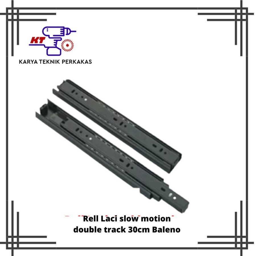 Jual Rel Laci double track 30cm hitam | Shopee Indonesia