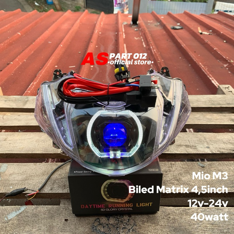 Jual LAMPU DEPAN MIO M3 BILED MATRIX 4,5 INCHI | Shopee Indonesia