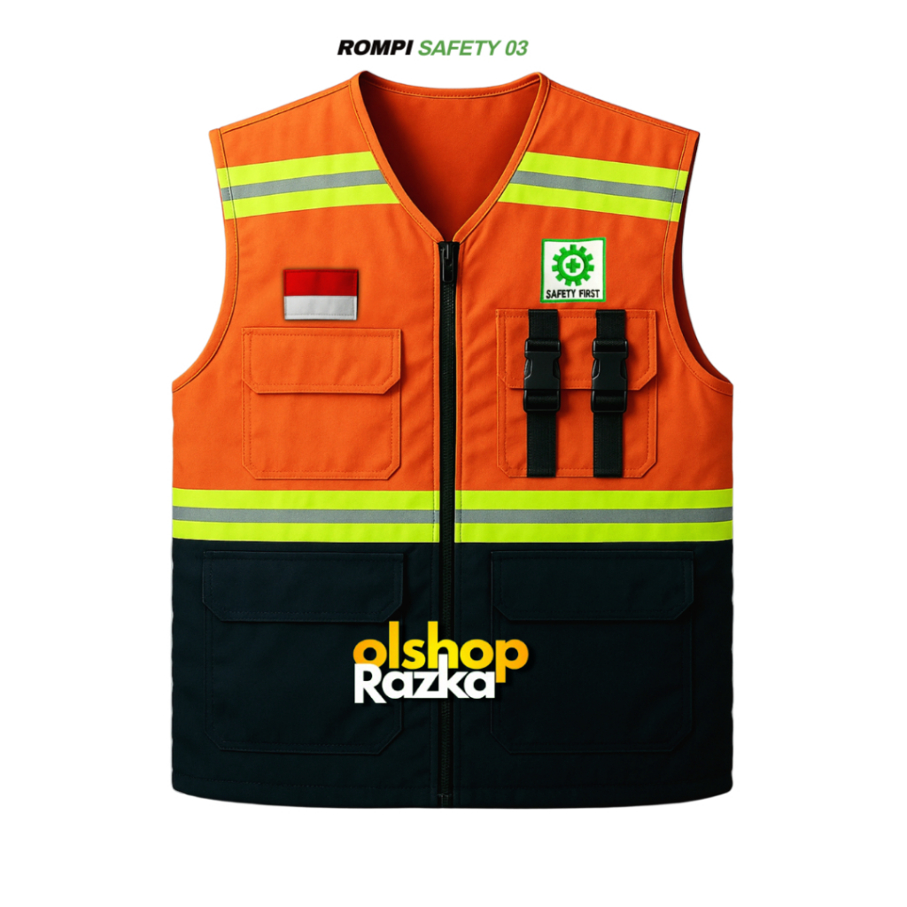 Jual Big Promo Rompi Safety/Rompi Proyek/Rompi Safety First/Rompi ...