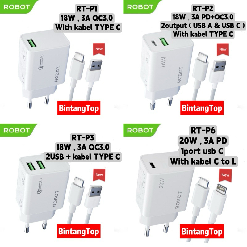 Jual ROBOT RT-P1 , RT-P2 , RT-P3 , RT-P6 / CHARGER ROBOT RT-P1 18W , RT ...