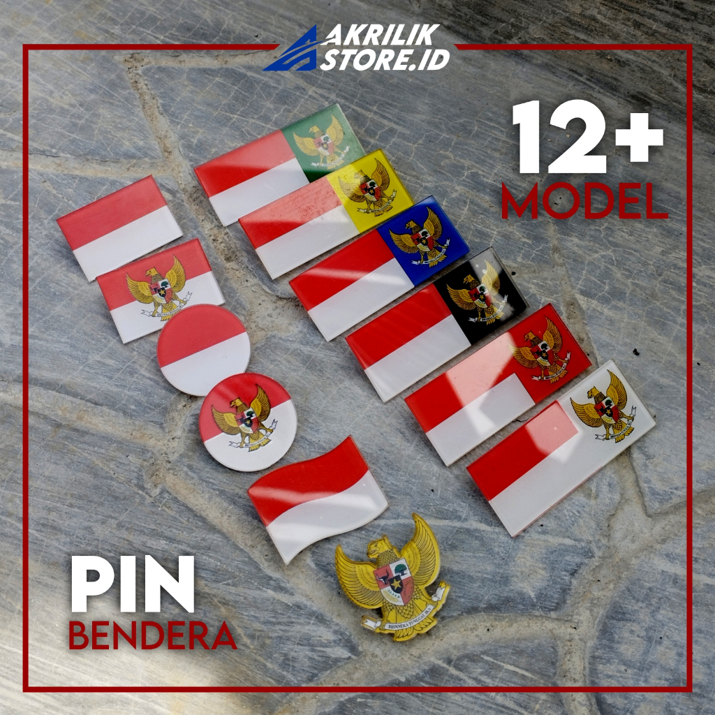 Jual Pin Bendera Merah Putih - Pin Bros Garuda - Pin Bendera ...