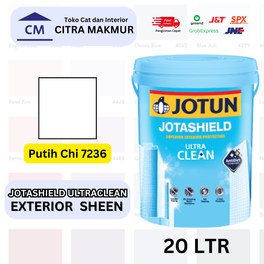 Jual Jotun Jotashield Ultra Clean | Putih CHI (7236) - 20 Ltr | Shopee ...