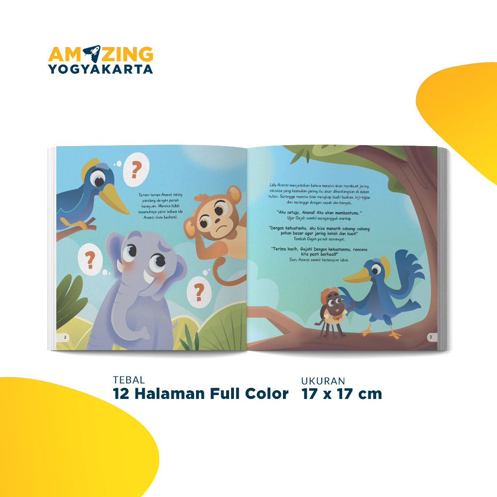 Jual Buku Dongeng Jaring Raksasa Anansi - Buku Cerita Anak | Shopee ...