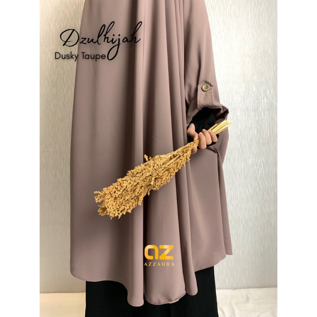 Khimar Syari Lubang Lengan Dzulhijah By Azzahra Syari