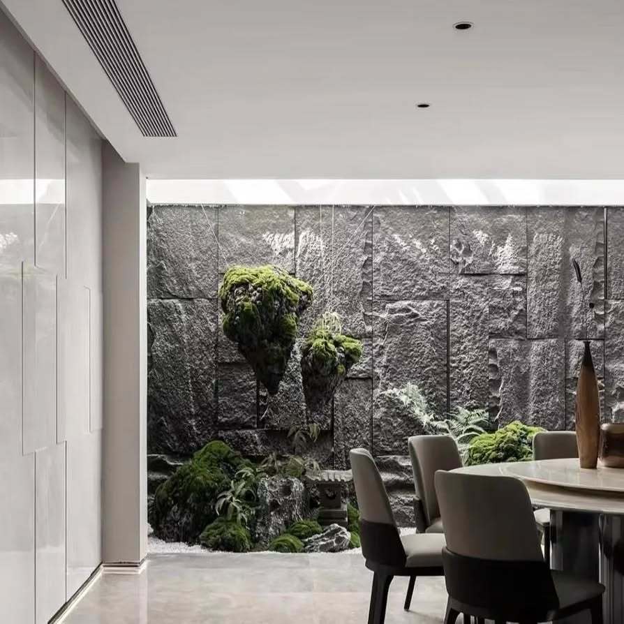 PU Stone 60x120 Wall Stone Panel 3D Winston Rock Panel Polyurethane  Dekorasi Dinding Batu Alam Palsu Modern Natural Cocok Untuk Indoor Semi  Outdoor
