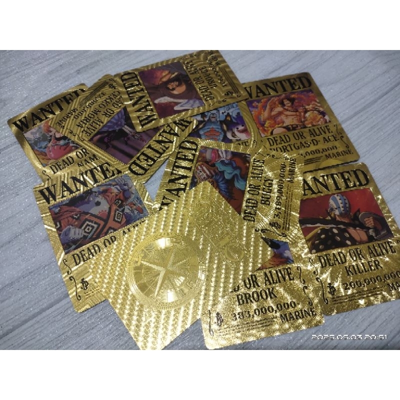 Jual 10 lembar kartu wanfis bahan plastik warna metal | Shopee Indonesia