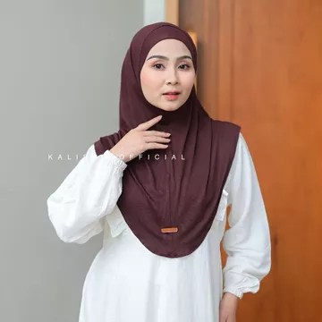 Kalisha X Mima Vanya Instan Bergo Rayon Viscose Size L