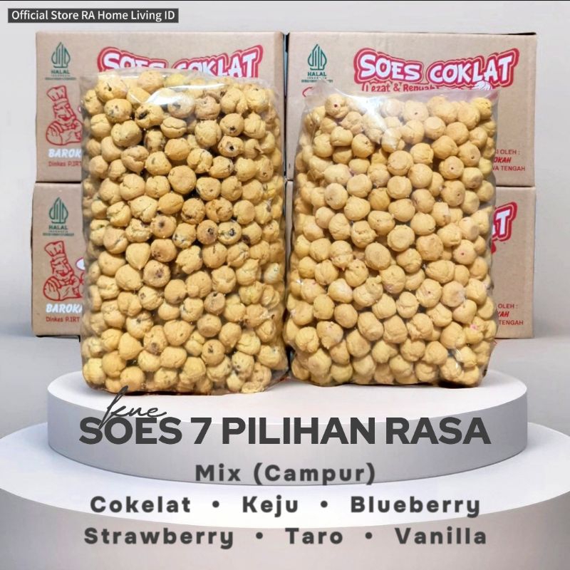 Jual SOES 7 RASA 1KG - MIX COKLAT KEJU BLUEBERRY STRAWBERRY TARO ...