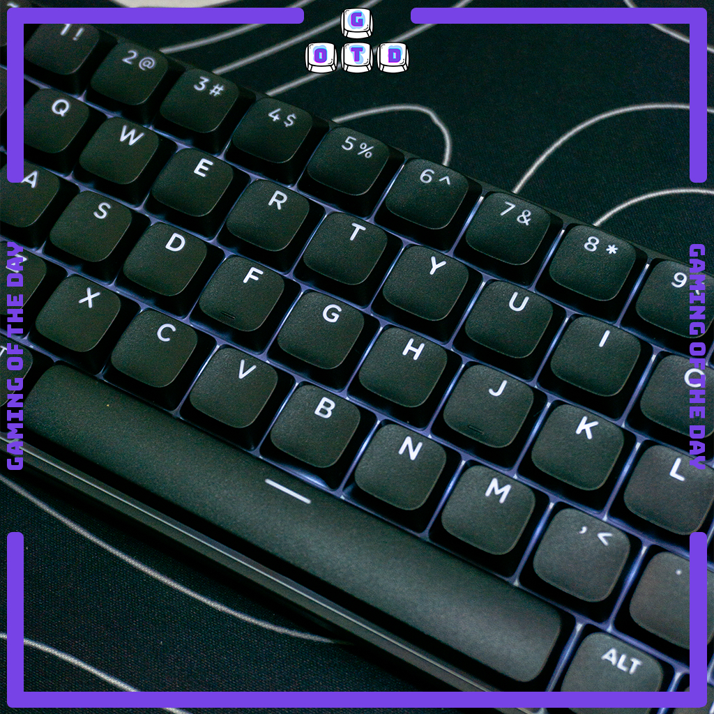 Jual XVX Skyline R2 Low Profile Keycaps Black and White Shine Through ...