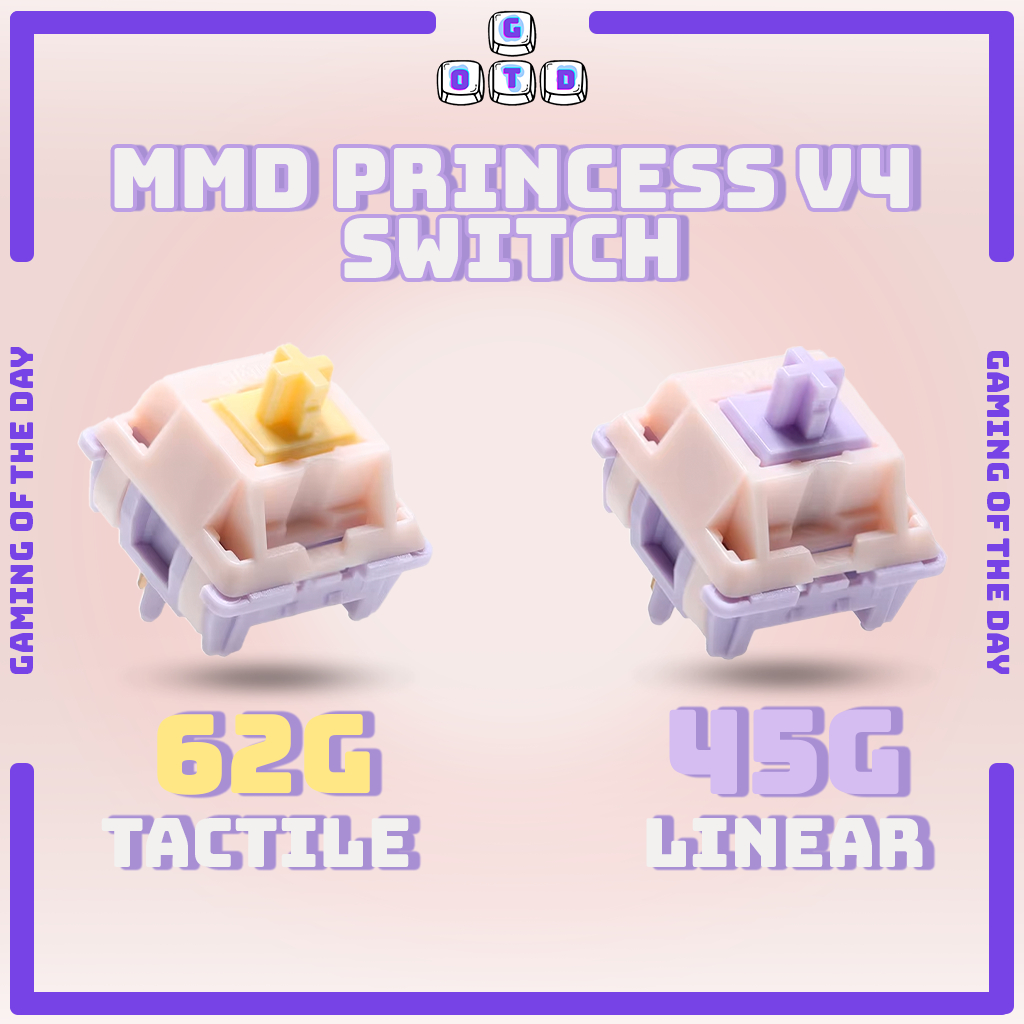 Jual MMD Princess V4 & V5 Ultra Linear Switch Tactile Mechanical 5 Pin