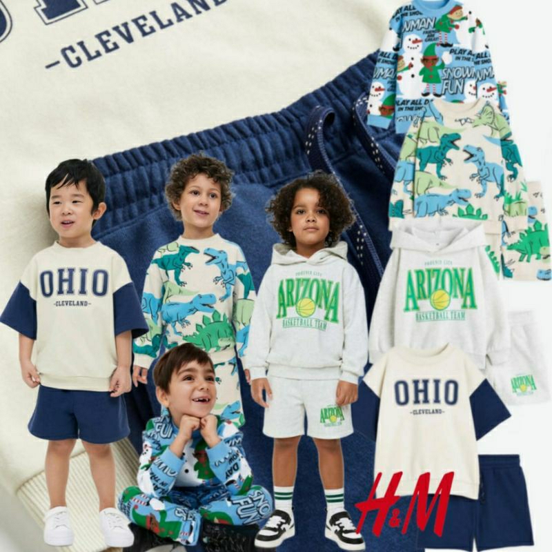 Little M Reglan Krah V Sweater Anak Laki-laki