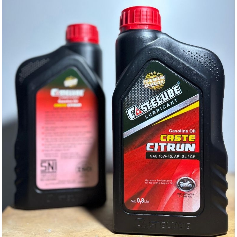 Jual CASTELUBE Citrun SAE 10w-40 800 ml | Shopee Indonesia