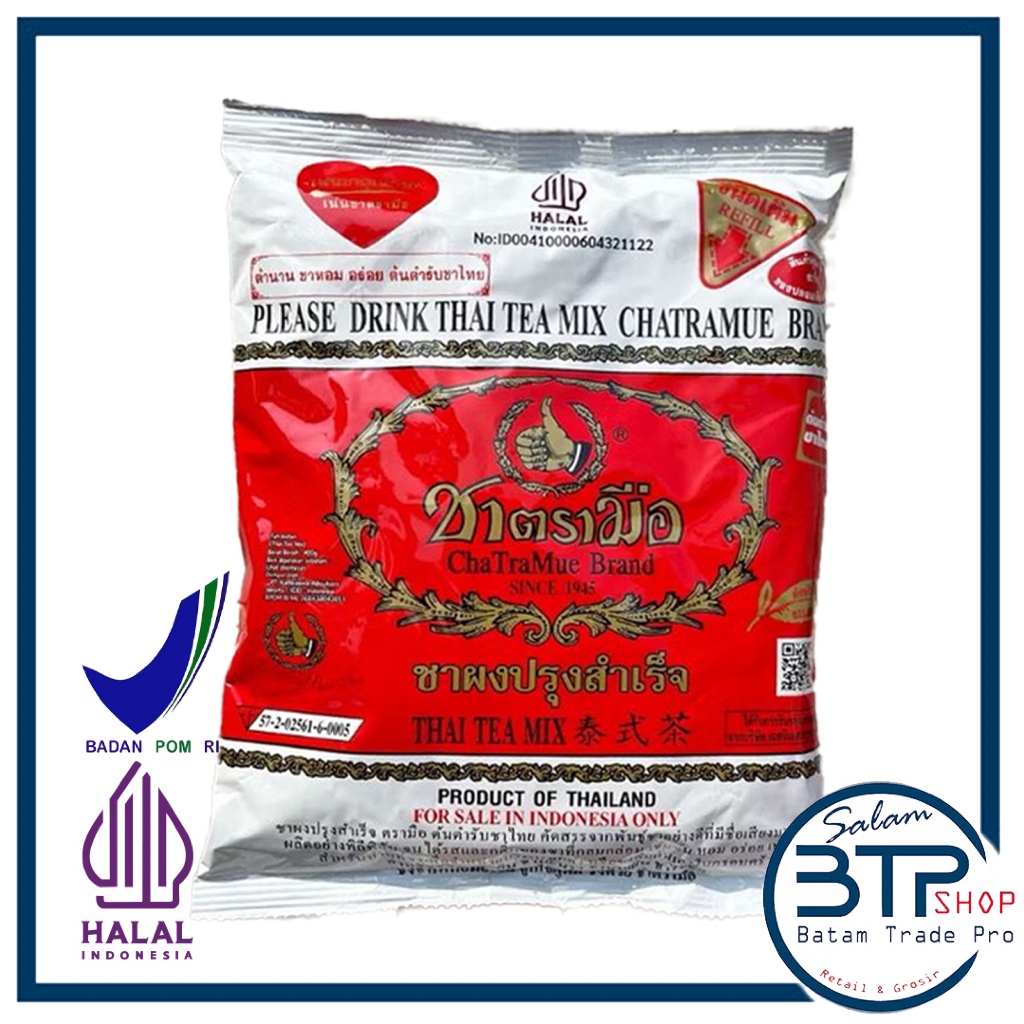 Jual BPOM THAITEA MIX CHATRAMUE BRAND 400grams | Shopee Indonesia