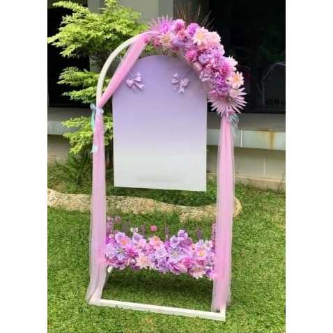 Jual STANDING FRAME OVAL BESI KOTAK | Shopee Indonesia