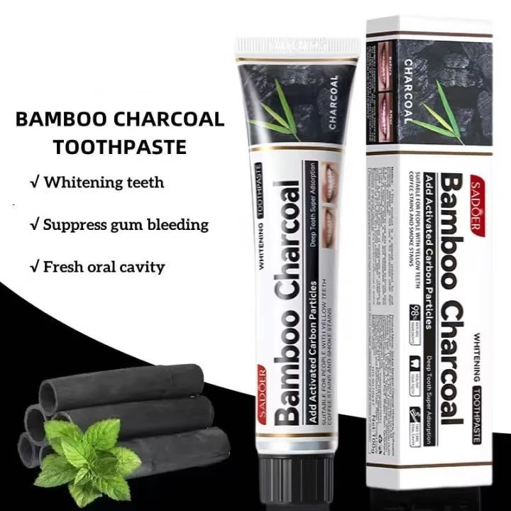 SADOER Bamboo Charcoal Whitening Toothpaste 100g Pasta Gigi Pemutih Gigi Nafas Segar | AutoStock