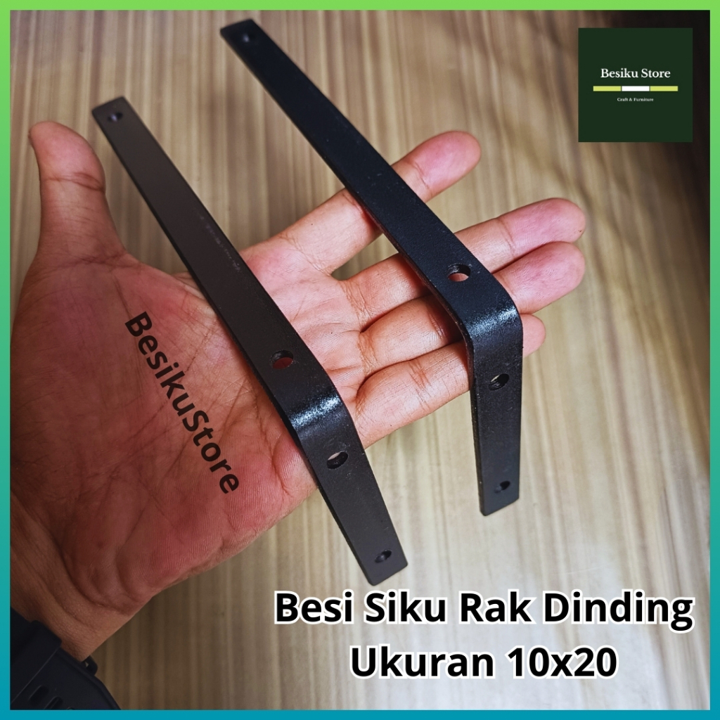 Jual Siku Besi L Rak Dinding Plat Tebal Penyangga Bracket Untuk Ambalan ...