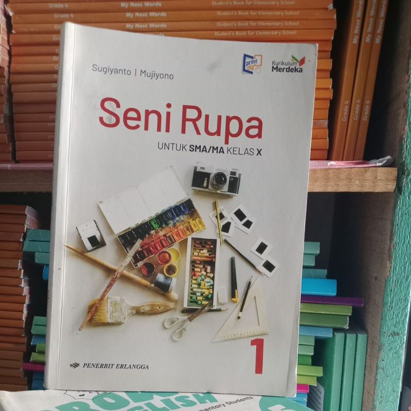 Jual Seni Rupa kelas 1 SMA kurikulum Merdeka Erlangga | Shopee Indonesia