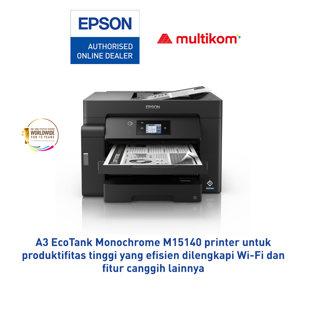 Jual Printer Epson M15140 A3 Monochrome Print Scan Copy ADF WIFI Duplex ...
