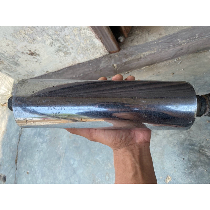 Jual knalpot rxz/rzr original second | Shopee Indonesia
