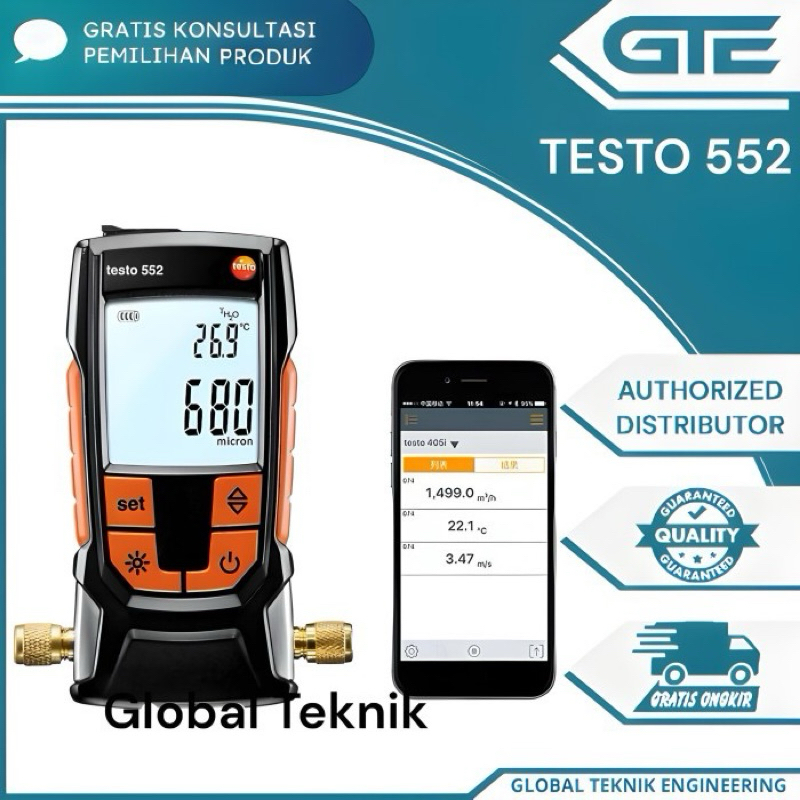 Testo 552 - Vakuum-Messgerät Mit Bluetooth