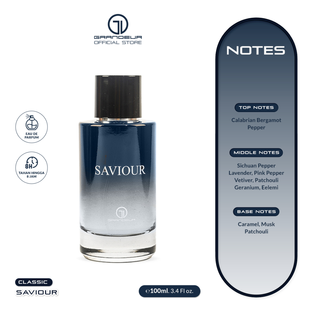 Jual Grandeur Classic Parfum Saviour 100ml | Shopee Indonesia