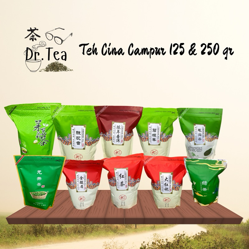 Jual Dr.Tea - Teh Cina - 125 & 250 gr - Resleting | Shopee Indonesia