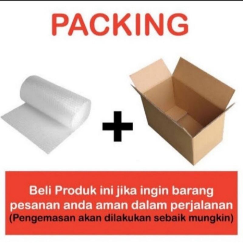 Jual Extra Packing Tambahan Dus dan Bubble Wrap untuk Kemasan Rapi ...
