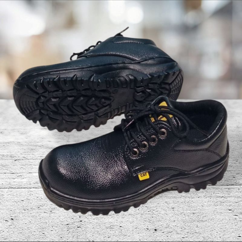 Jual SEPATU SAFETY UJUNG BESI SAFETY KERJA HITAM | Shopee Indonesia