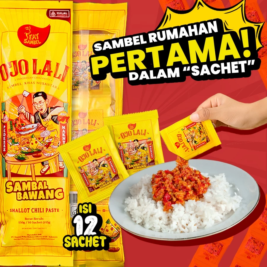  Sambel Bawang Ojolali [12 Sachet]